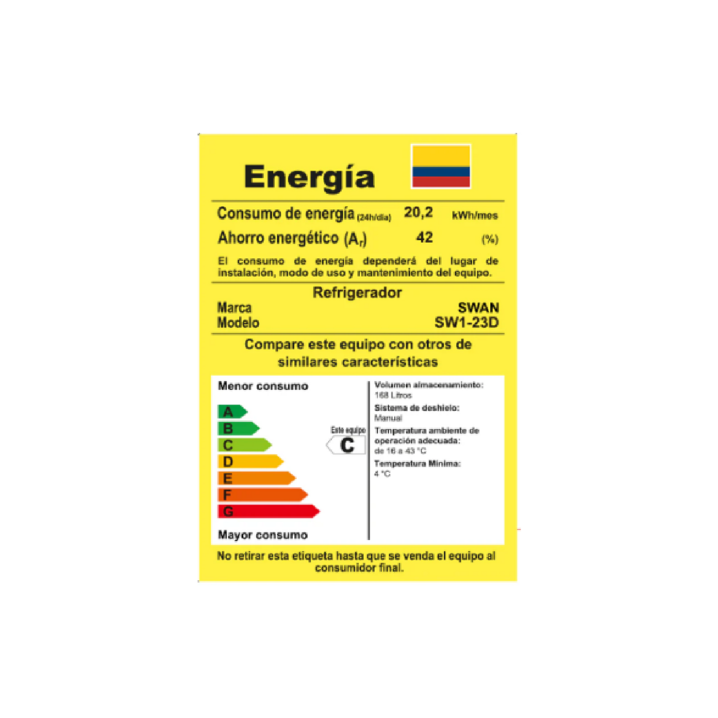NEVERA SWAN 23D PAL-FROST-DISP