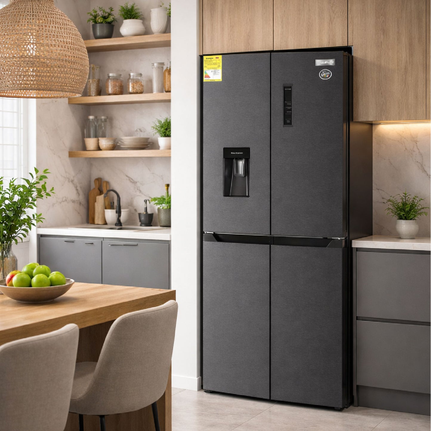 NEVECÓN SWAN 464 LITROS NO FROST FRENCH DOOR INVERTER | SW4-63D