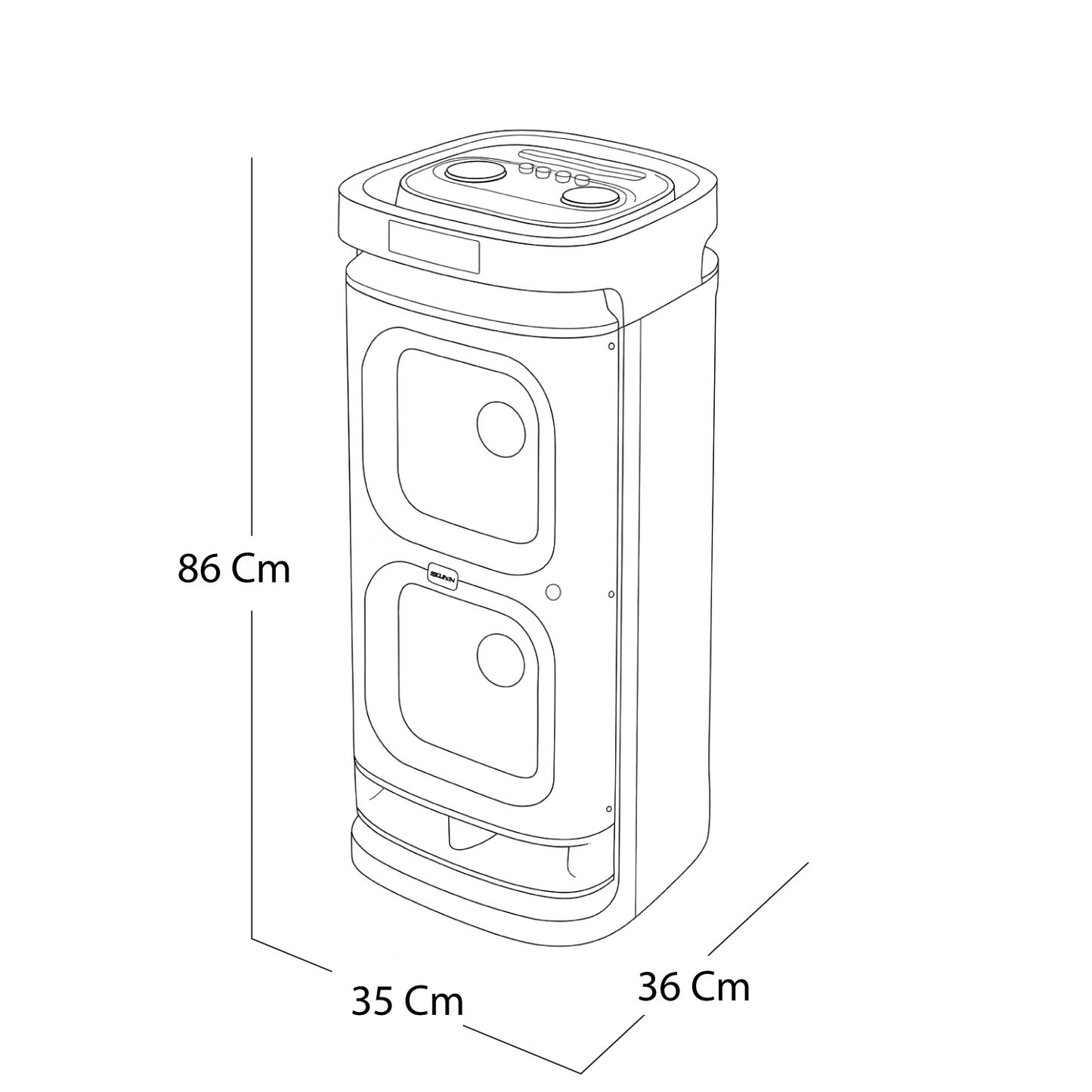 PARLANTE SWAN SW-10D28