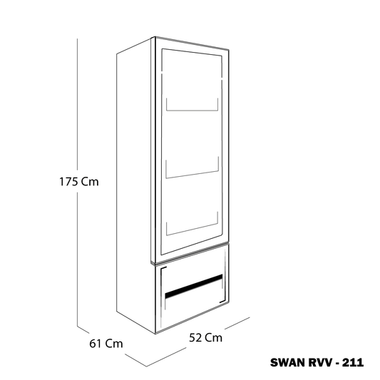 VITRINA SWAN RVV 211L MA CS