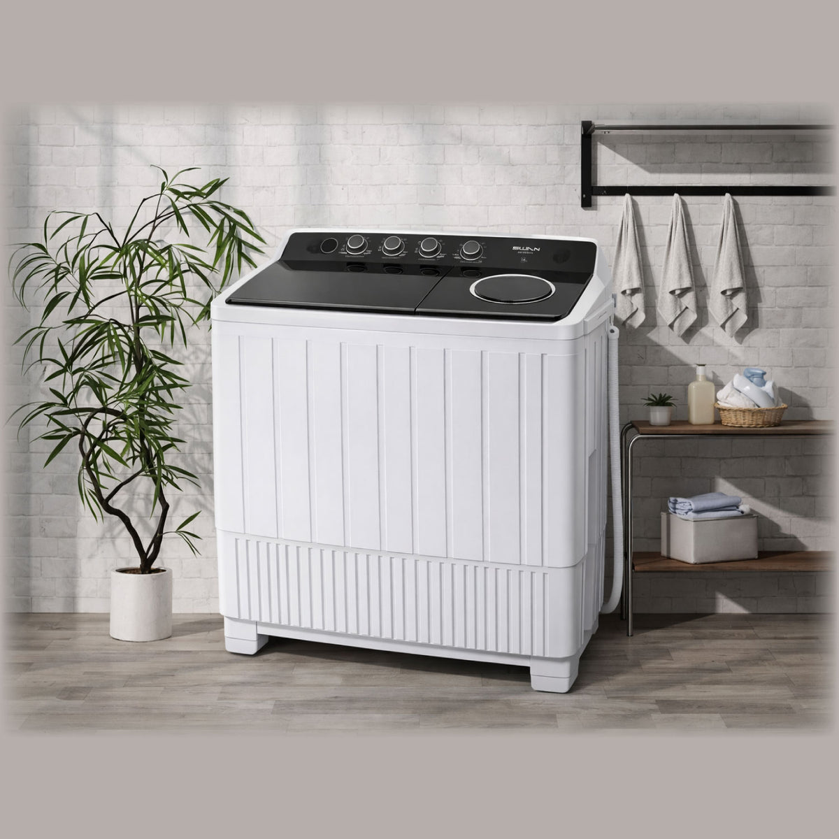 LAVADORA SWAN REVOLUTION DOBLE TINA 15 KG XN | SW150-8116