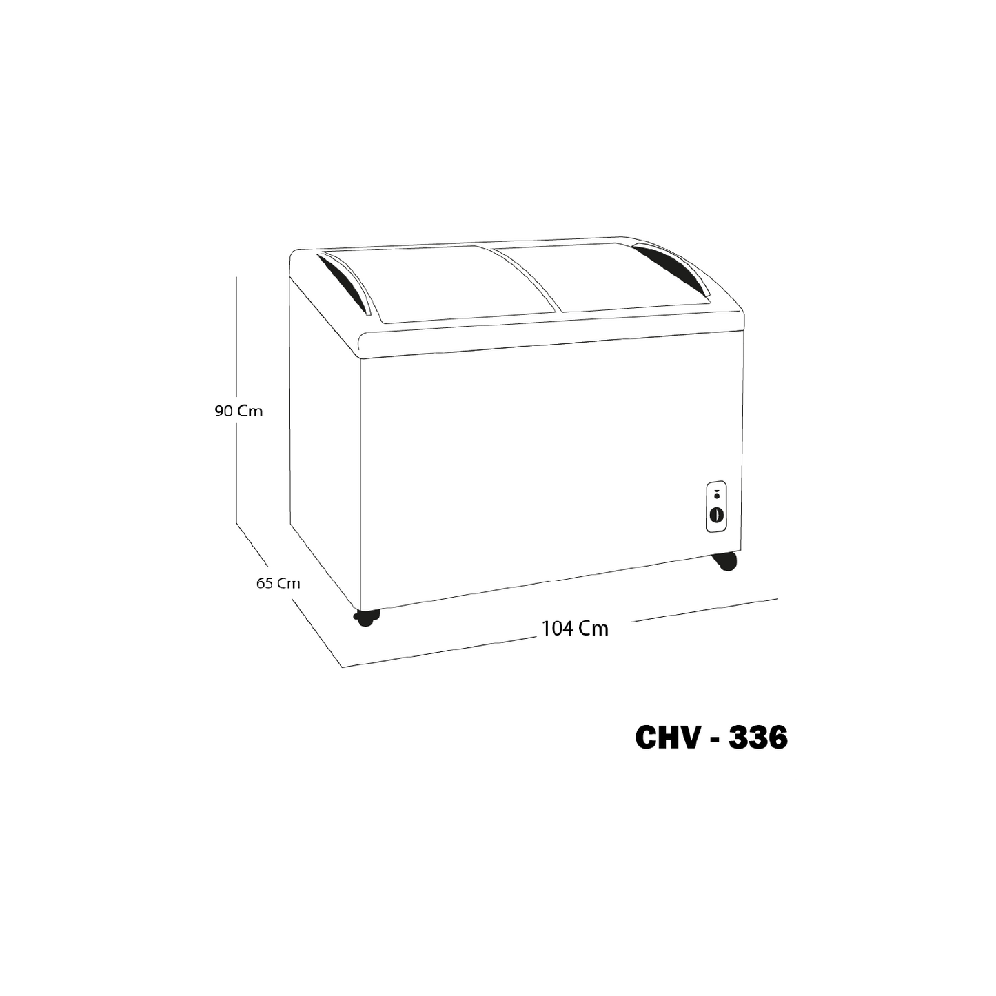 CONGELADOR SWAN SC/SD(W)-336//CHV-336 CS