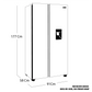 NEVECÓN SWAN 439 LITROS NO FROST SIDE BY SIDE CON DISPENSADOR | SW2-55