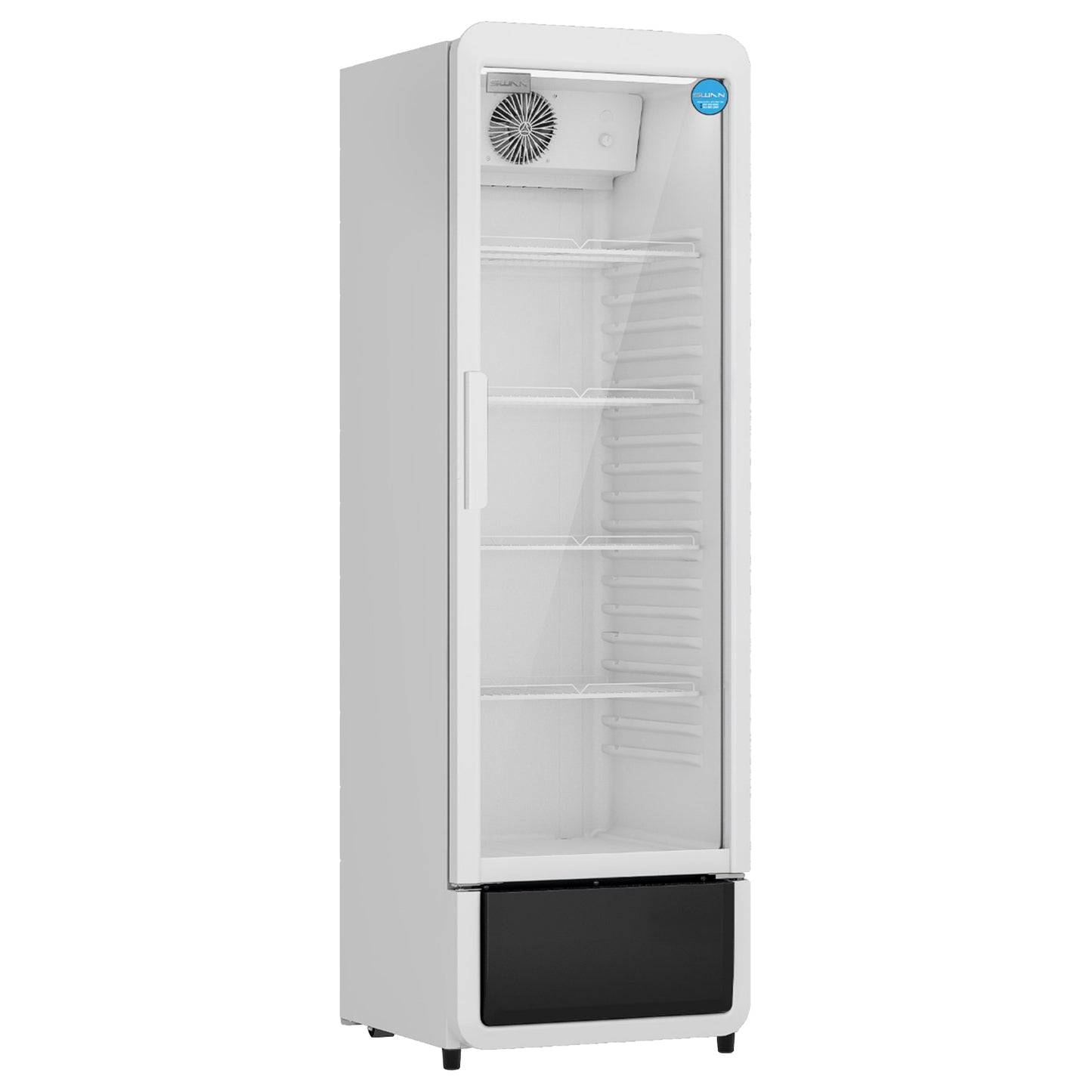 VITRINA REFRIGERADA SWAN 258 LITROS CON PUERTA DE VIDRIO DOBLE | SW-280-1P