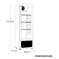 VITRINA REFRIGERADA SWAN 258 LITROS CON PUERTA DE VIDRIO DOBLE | SW-280-1P