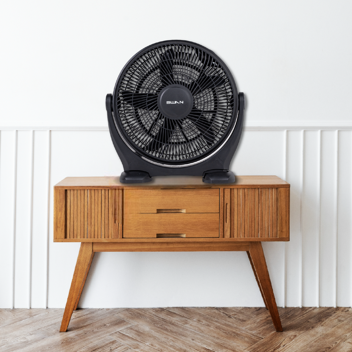 VENTILADOR DE MESA SWAN 18 PULGADAS 3 VELOCIDADES NEGRO | 110V