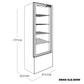 VITRINA REFRIGERADA SWAN 285 Litros | XLS 305W