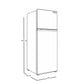 NEVERA SWAN SW-420WTPA - 329L No Frost