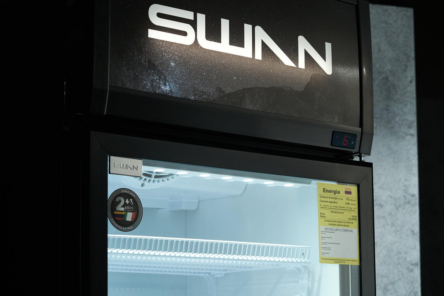 VITRINA SWAN 390L - XLS 398 WD