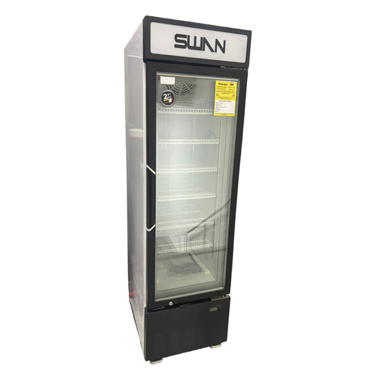 CONGELADOR VERTICAL SWAN 160 LITROS PUERTA DE VIDRIO | SW-159