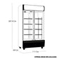 VITRINA REFRIGERADA SWAN 768 L 2 PUERTAS | SW-LS 111-2P