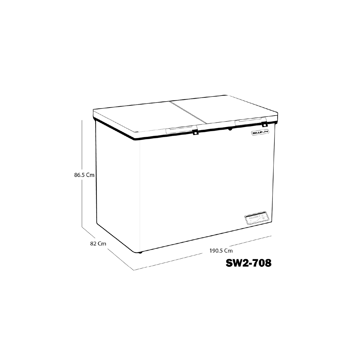 CONGELADOR SWAN CHS SW2-708