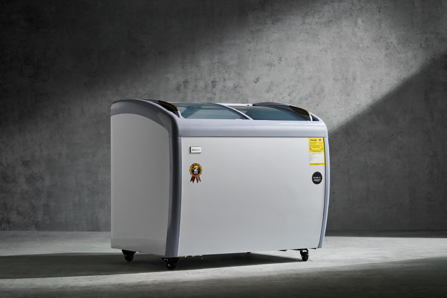 Congelador Horizontal Swan 190 L con Tapa de Vidrio | SW-260JY