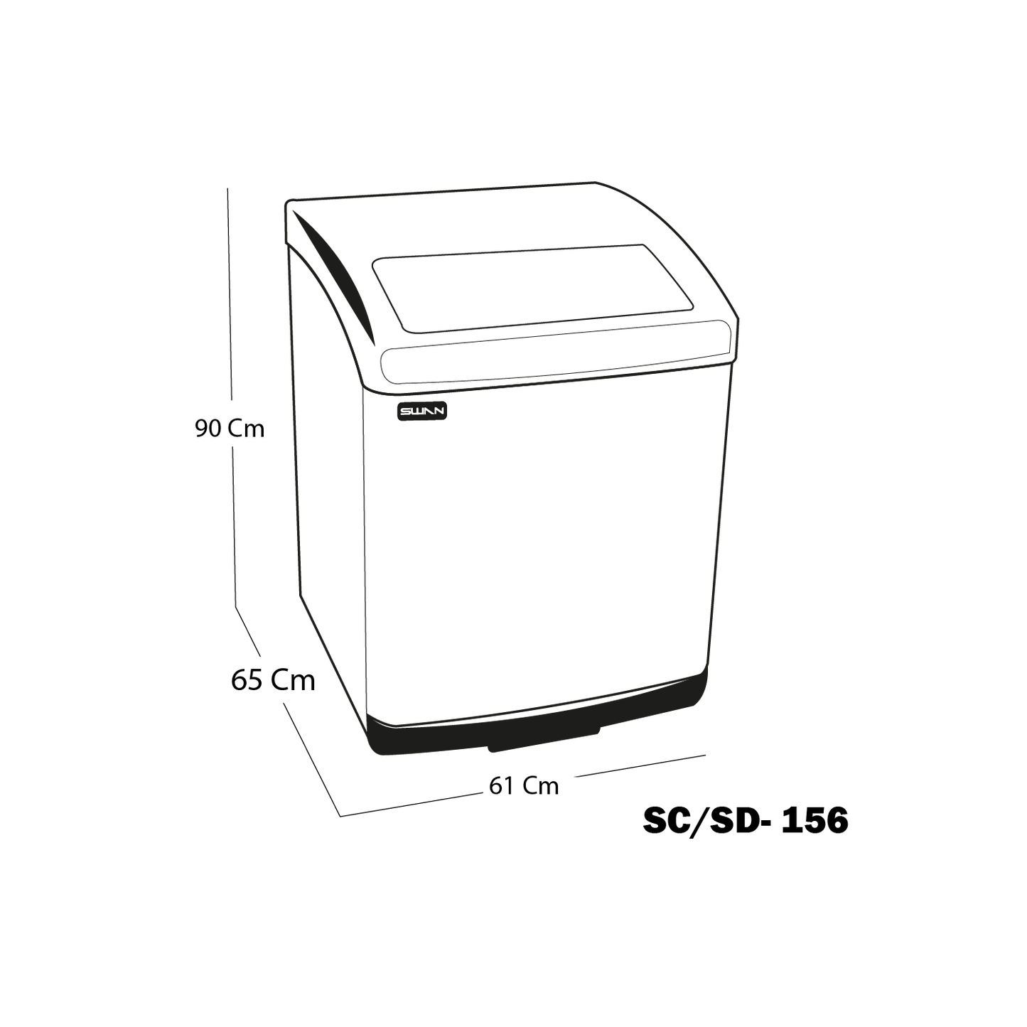 CONGELADOR SWAN SC/SD(W)-156//CHV-156 CS