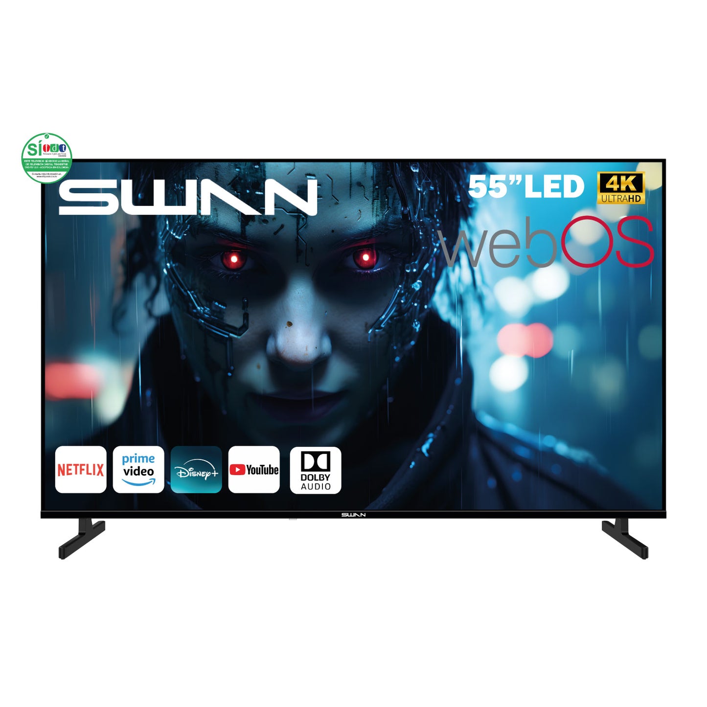 TELEVISOR SWAN 55" UHD 4KWEBOS LED SMART