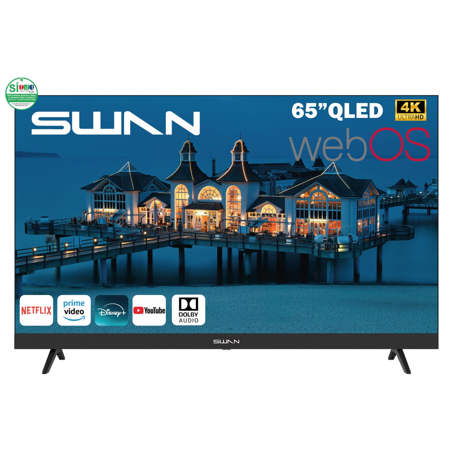 TELEVISOR SWAN 65" UHD 4KWEBOS QLED SMART