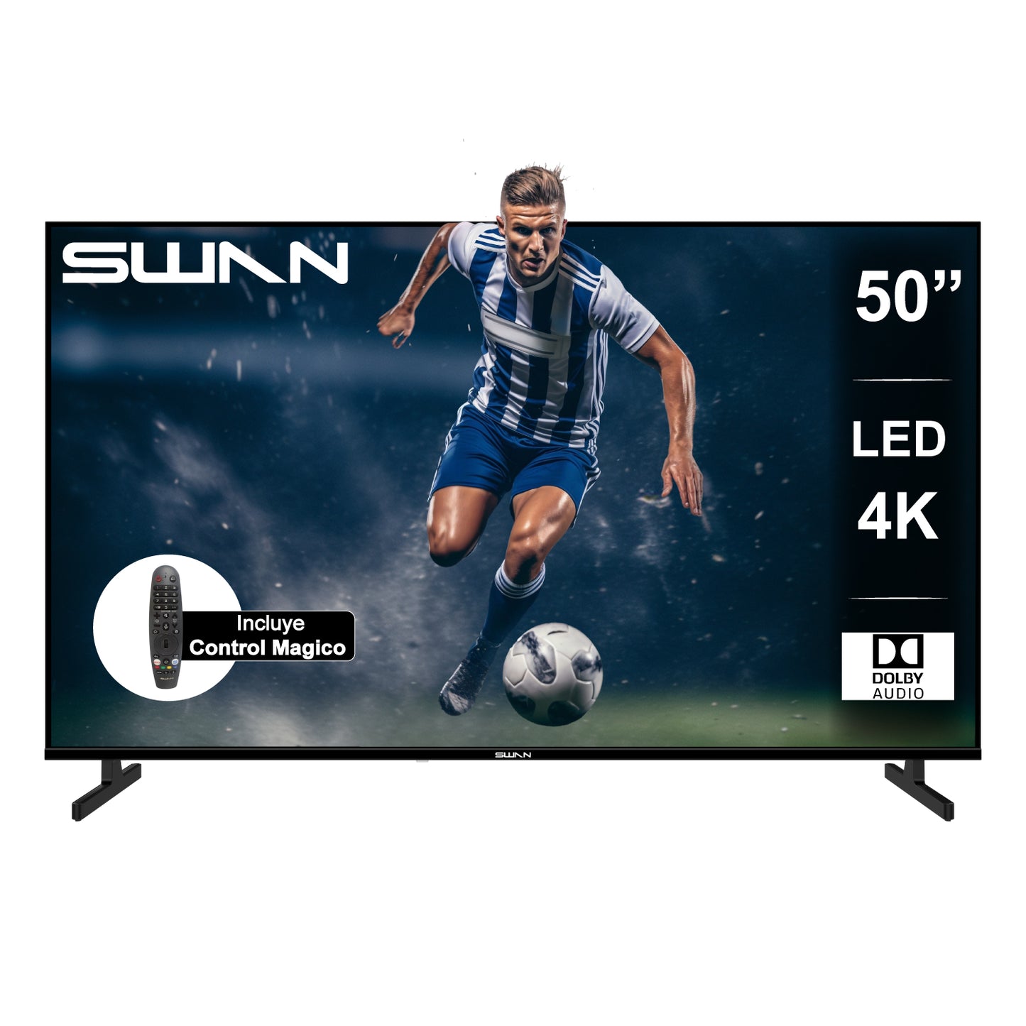 T.V SWAN 50” UHD 4KWEBOS LED SMART